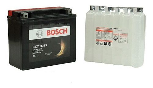 Bateria Bosch Moto-generadores 18ah Positivo Izquier/dechaus