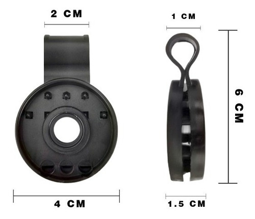 Ojillo Para Malla Sombra Sujetador Plástico 10 Pza Color Negro