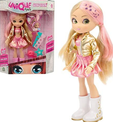 Muñeca Unique Eyes Wow Hair Amy