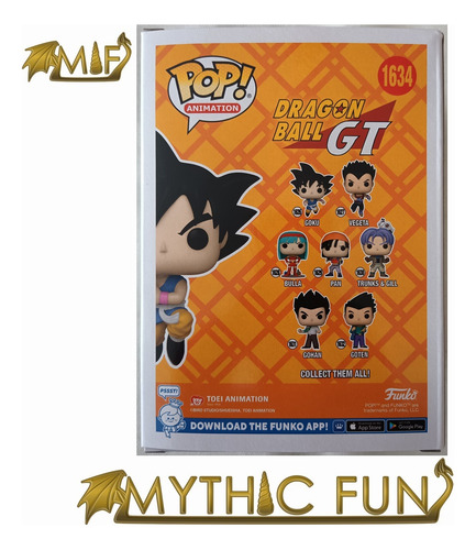 Funko Pop Dragon Ball Gt - Goku With Kamehameha 1634 (Usado)