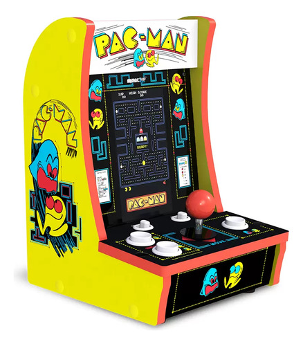 Arcade Para Mesa Pac-man Arcade1up Incluye 3 Tipo De Juegos