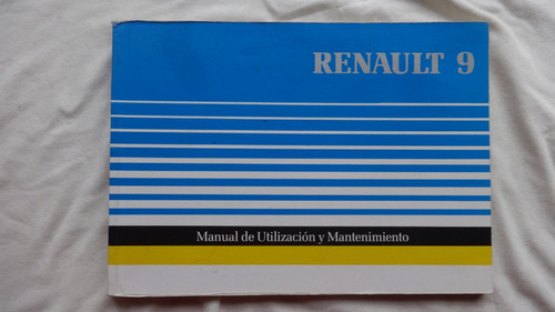 Manual Renault 9 1991 1992 Instrucciones Usuario Guantera R9