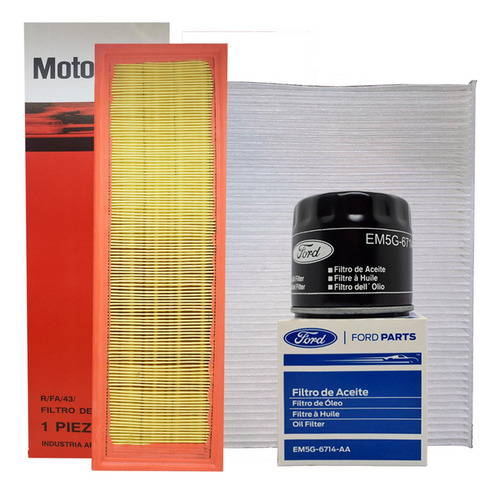 Kit Filtros Aceite Aire Polen Ford Ecosport 1.6 Rocam 03/12