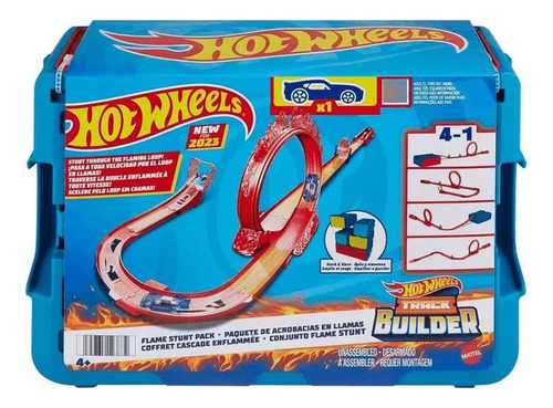 Hot Wheels Caixa Acrobacias De Fogo Mattel Hmc04