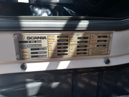 Scania 124 420 6x4 Bug Leve