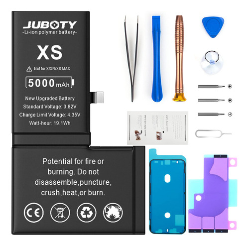 Juboty Bateria Para iPhone XS 5000mah, Li-ion Interno Nueva 