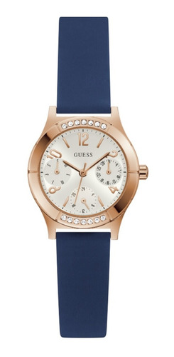 Reloj Para Mujer Marca Guess Color Azul Modelo Piper