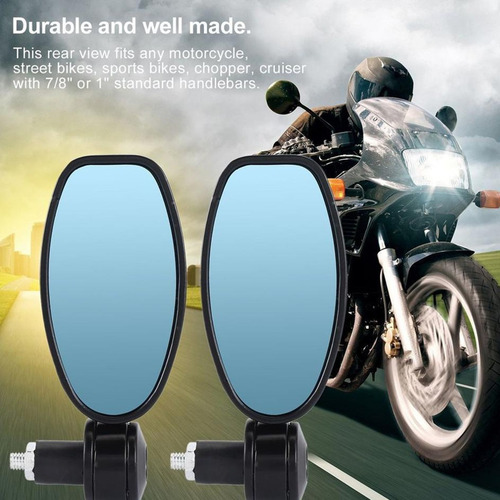 Rear View Side Mirrors For 7/8 Da Motorcycle