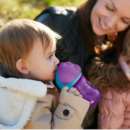 Imagen 7 de 8 de Vaso Antiderrame Pajita 200ml +9m Avent Straw Cup Maternelle
