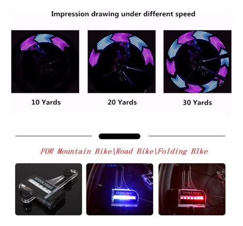 14 Led Llanta Rueda Luces Encendido Apagado Flash Luz De 30