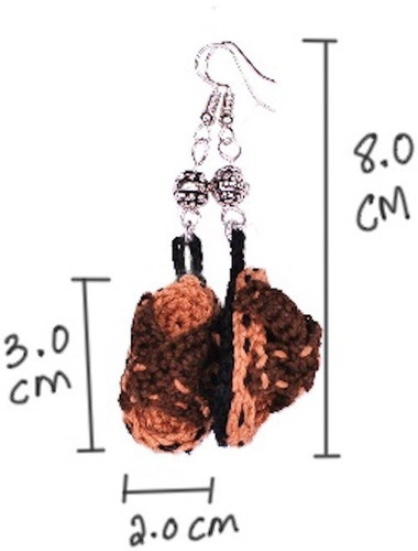 Arete Tejido Chancla Mexicana