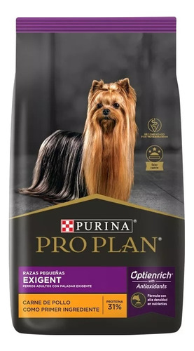 Alimento Pro Plan Exigent Perro Adulto Raza Pequeña 7.5kg