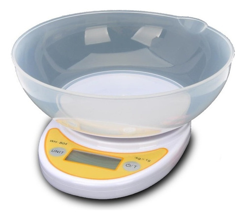 Balanza De Cocina Digital 1kg Precision 1g Recipiente Capacidad Máxima 1 Kg Color Blanco