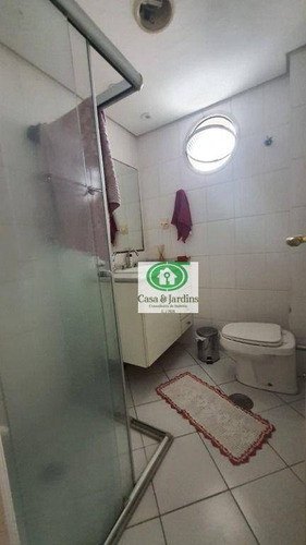 Imagem 16 de 30 de Cobertura Duplex No Boqueirão/vila Rica - Av. Washington Luiz. - R$ 1.250.000, - Santos - Co0241