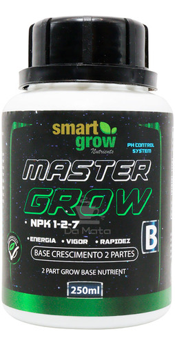 Fertilizante Smart Grow Master Grow B 250ml - Da Mata