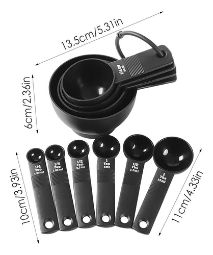 Juego De Tazas Y Cucharas Medidoras Juego De Tazas Y Cuchara