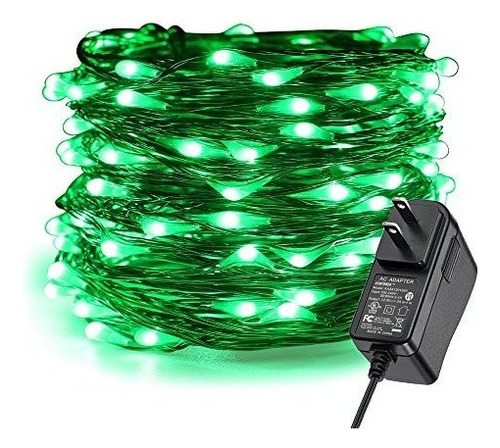 Er Chen Luz De Navidad Enchufe, 66 Pies / 20m 200 Led Estre