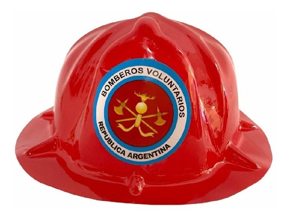 compromiso explosión montículo Gorro Rojo Plastico Bombero | MercadoLibre