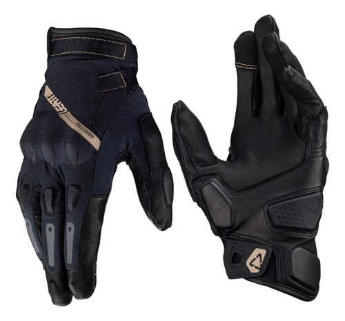 Guante Moto Leatt Adv Hydradri 7.5 Short Color Gris Oscuro Talle S