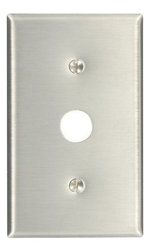 Leviton 84037-40 Placa De Pared Para Telefono / Cable Con O