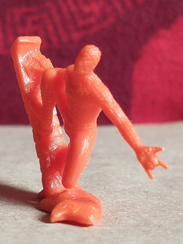 Figura Promoción Spiderman 2 Miniatura Barcel 2003 Naranja (Usado)
