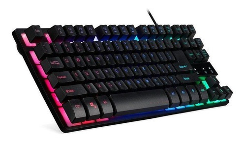 Teclado Gamer Acer Nitro Tkl Rgb Membrana Abnt2 Usb - Nkw120