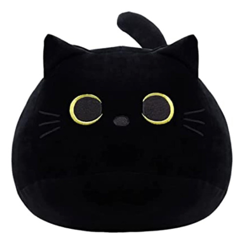 Gatito Negro // Peluche Kawai // 10 Cm