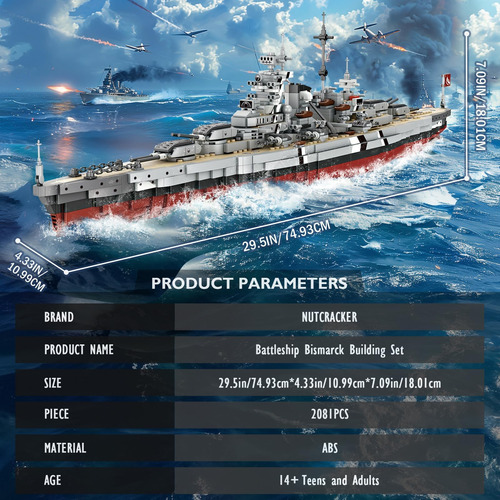 Juego De Bloques De Construcción De Bismarck Bismarck De De