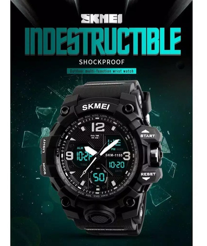 Reloj Hombre Cronometro Camuflado Militar Tactico Skmei 1155