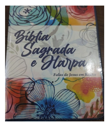 Bíblia E Harpa Rc, Letra Gigante C/ Zíper - Edição De Promessas - Flores - King's Cross
