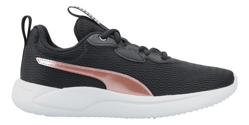 Tenis Puma Correr Resolve Metallic Mujer Negro