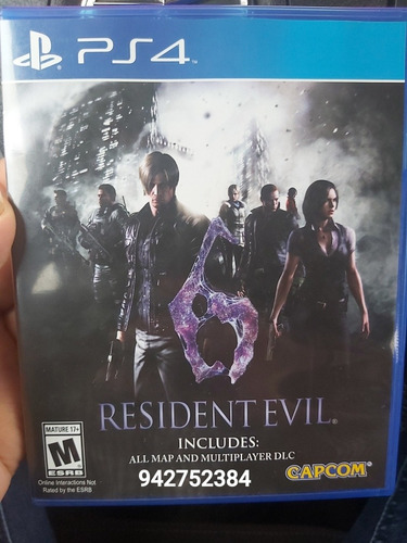 Ps4 Juego Resident Evil 6