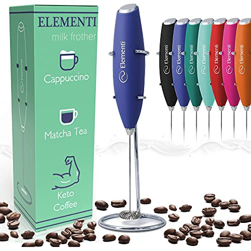 Electric Milk Frother Handheld, Matcha Whisk, Milk Frot...