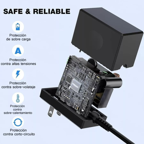 Adaptador Cargador Corriente Compatible Nintendo Switch Tv