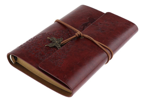 A Cuaderno Vintage Libro De Diarios De Notas Cuero