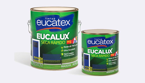 Eucatex Esmalte Sintetico Branco Fosco 900ml