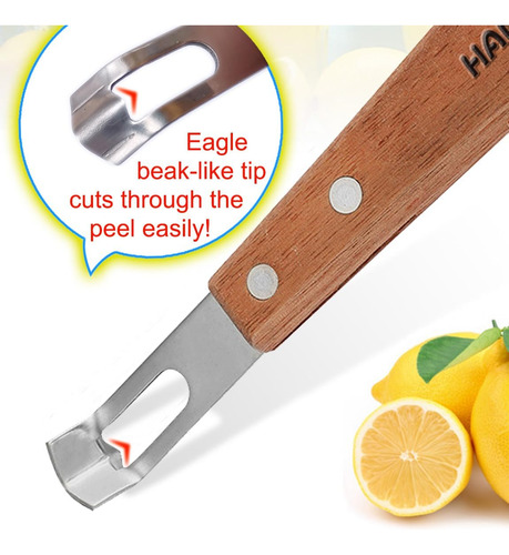 Cuchillo De Canal Zester - Herramienta De Frutas Y Verduras