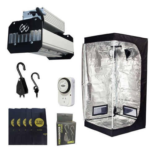 Combo Profesional Kit Indoor Led Carpa 100x100+gs Mx50acces