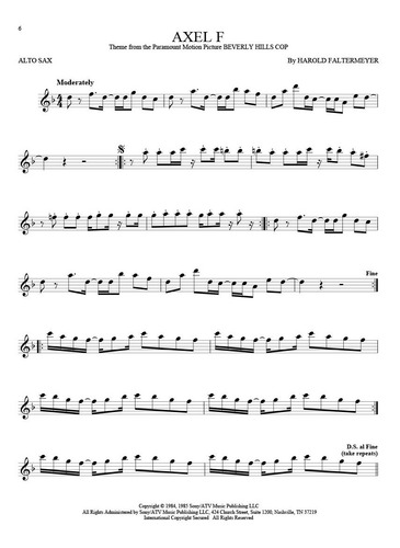 101 Movie Hits (alto Sax)