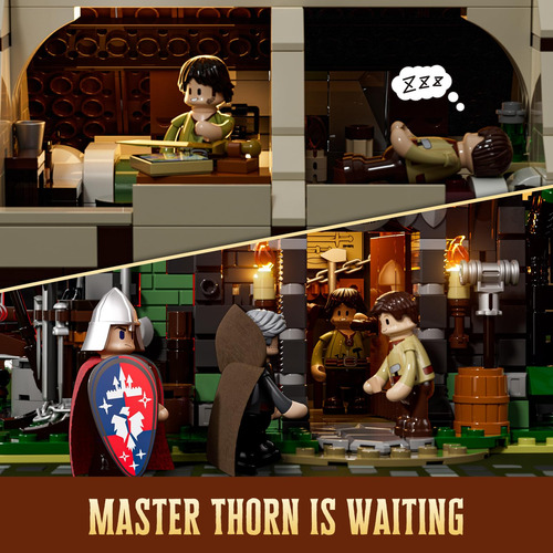 Juego De Ladrillos De Construcción Funwhole Medieval Forge-h
