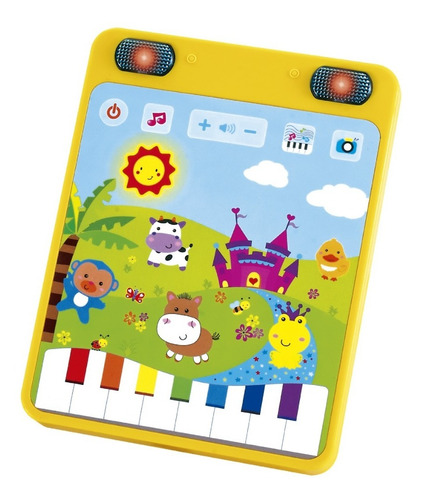Imagen 2 de 5 de Tablet Infantil Didactica Actividades Luz Sonido Ok Baby Edu