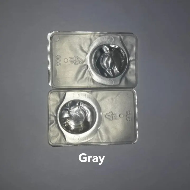 Lentes De Contacto 12 Meses Color Gray