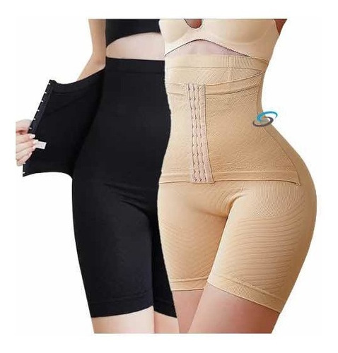 Imagen 1 de 10 de Panty Faja Short Doble Compresión Reductora Moldeadora M 114