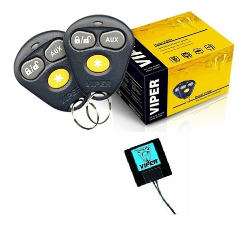 Alarma Viper 3100vx 1 Via + Sensor + 2 Controles + Led Viper