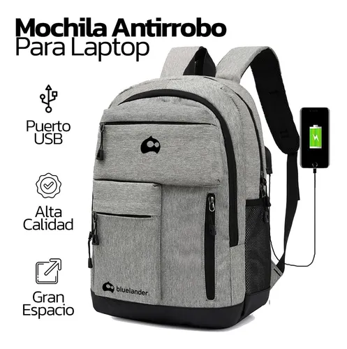 Mochila antirrobo online con cargador usb