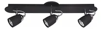 Comprar Aplique Spot Konus Pared Techo 3 Luces Dicroica Gu10 Candil Color Negro