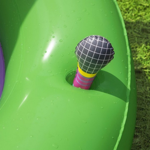 Alberca Inflable Con Juegos Y Resbaladero Y 2 Chapoteaderos