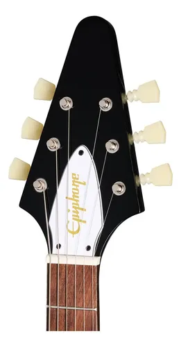Guitarra Epiphone Flying V Jimi Hendrix Love Drops Mogno Ebony