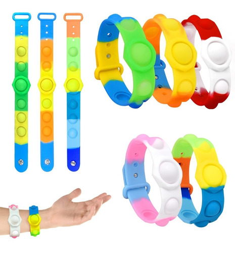 Juguete Anti Estrés Pulsera De Juego Pop It Fidget Toy Reloj