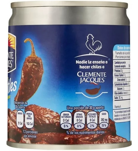 Chiles Chipotles Adobados Clemente Jacques 24 Latas De 220g